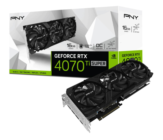 PNY RTX 4070 Ti SUPER VERTO OC 16GB GDDR6X - 1219902 - zdjęcie